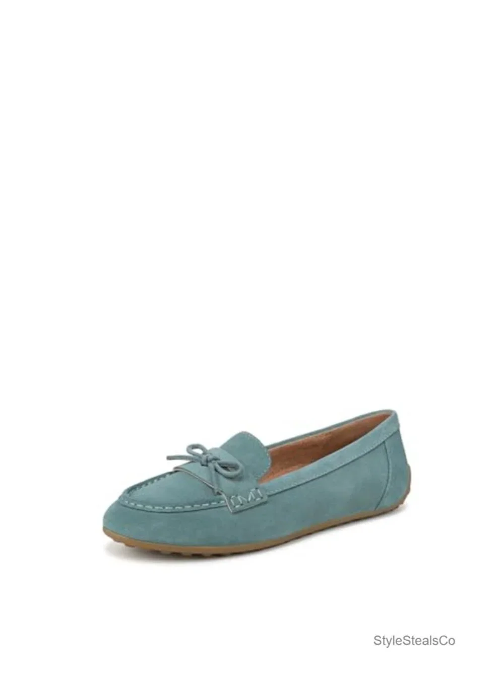 Suede Loafer with Arch Support Slip-On